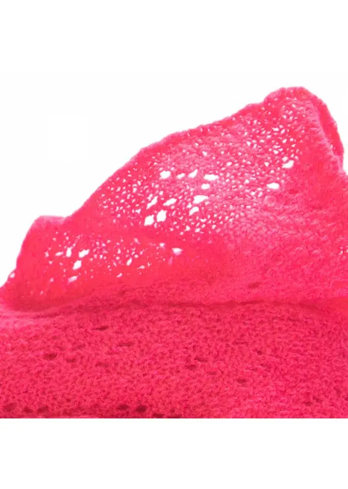 RIVIERA CASHMERE | SCIARPA TRAFORATA CASHMERE ROSA Latest stili