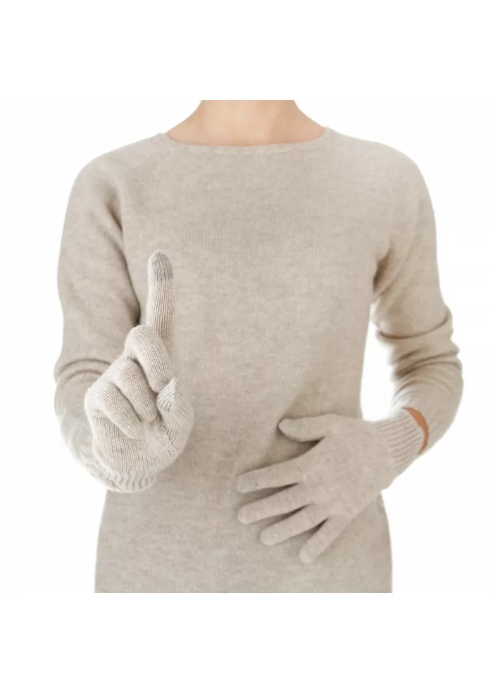 GUANTI DONNA RIVIERA CASHMERE | 108 DT TOUCH BEIGE Discount Store per i nuovi prodotti