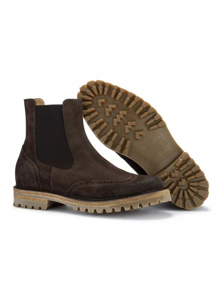 MAN.TO | STIVALETTI CHELSEA TRAFFORD MARRONE 50% di sconto con spedizione gratuita