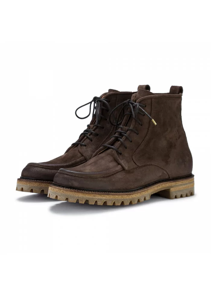 MAN.TO | STIVALETTI ALLACCIATI VAIL CROSTA MARRONE Officina