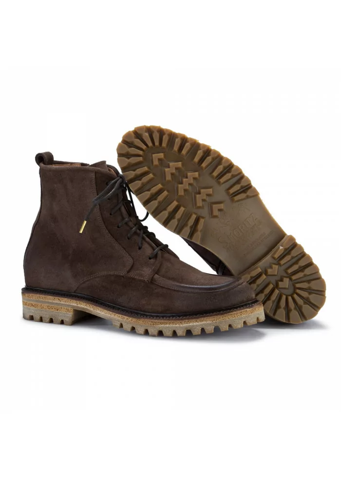 MAN.TO | STIVALETTI ALLACCIATI VAIL CROSTA MARRONE Officina