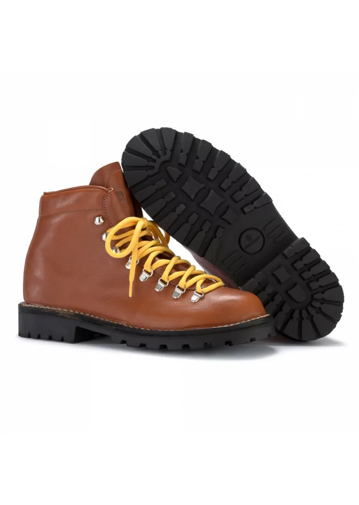 LEREW'S | STIVALETTI ALLACCIATI MID ROCCIA MARRONE Black Friday Prezzi