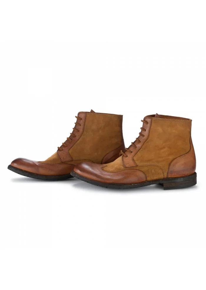 MANOVIA 52 | STIVALI ALLACCIATI 8572 VELOUR 541 MARRONE Duty-free