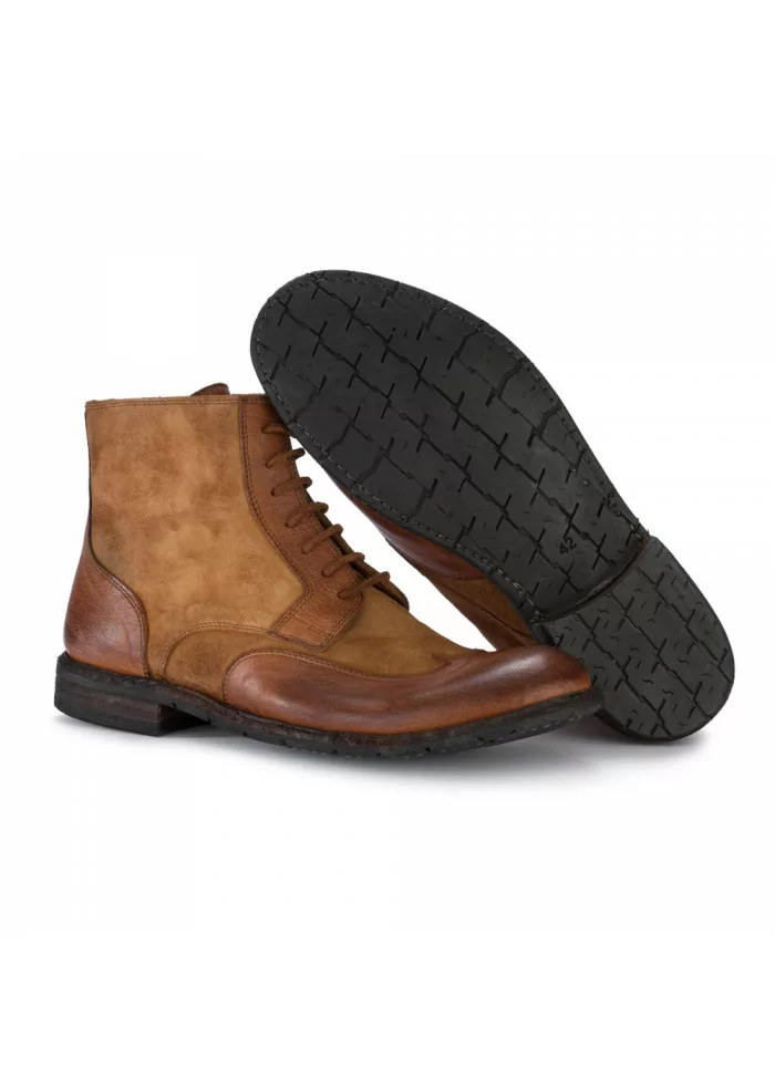 MANOVIA 52 | STIVALI ALLACCIATI 8572 VELOUR 541 MARRONE Duty-free