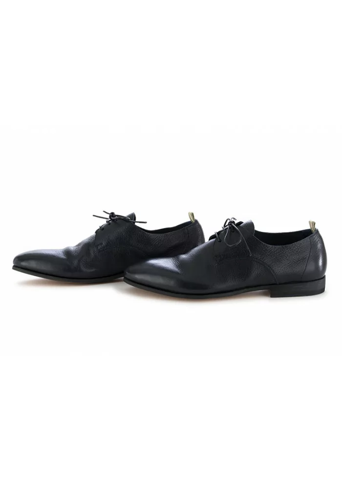 OFFICINE CREATIVE | SCARPE ALLACCIATE FODERATE IN PELLE BLU Italia