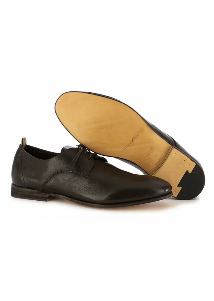 OFFICINE CREATIVE | SCARPA ALLACCIATA PELLE MARRONE In Linea