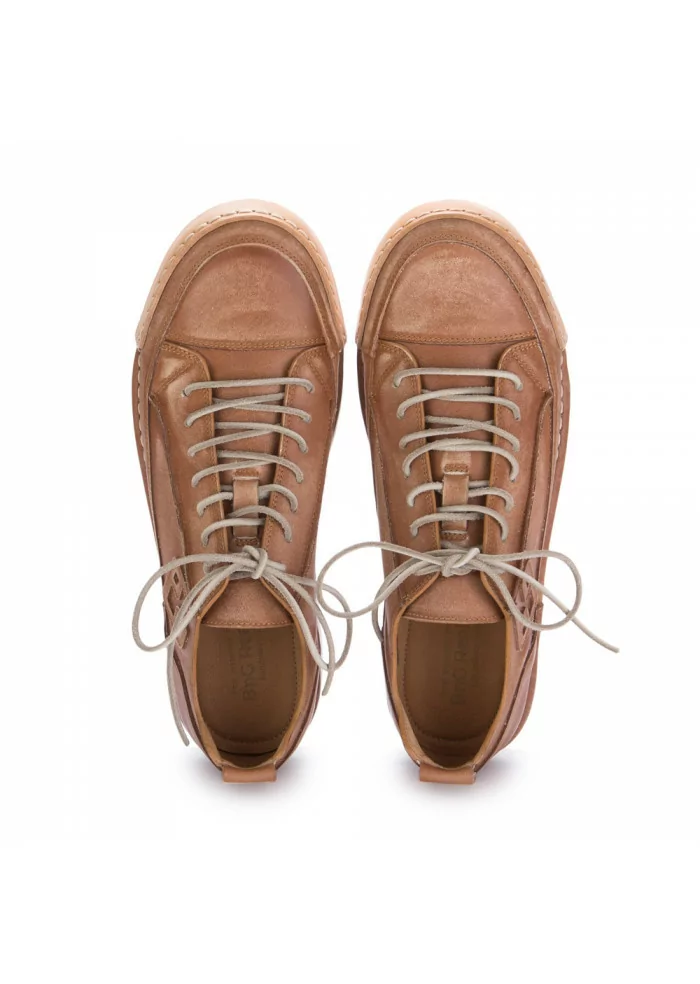 BNG REAL SHOES | SNEAKERS EFFETTO VINTAGE "LA SABBIA" MARRONE Qualità Garantita