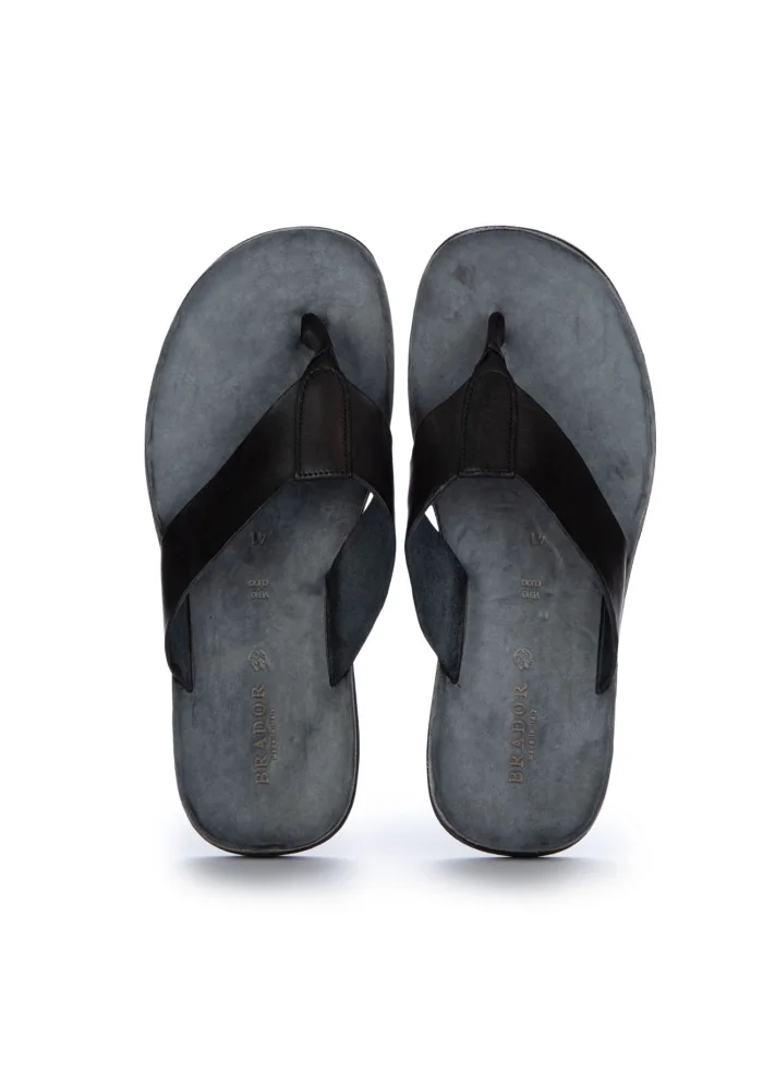 BRADOR | SANDALI CHROMO MAT. T/CAPO NERO Consegna Veloce