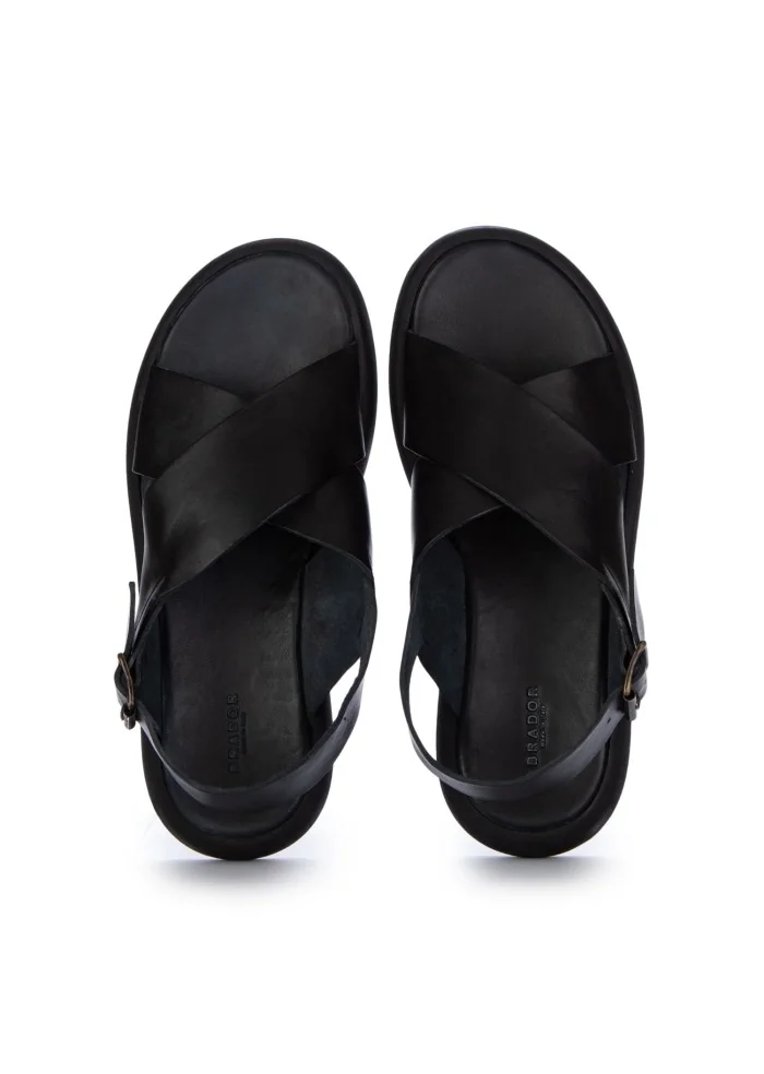 BRADOR | SANDALI OSCAR MAT. T/CAPO NERO Fino Al -60%