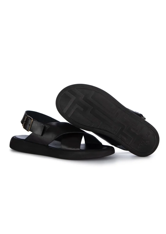 BRADOR | SANDALI OSCAR MAT. T/CAPO NERO Fino Al -60%