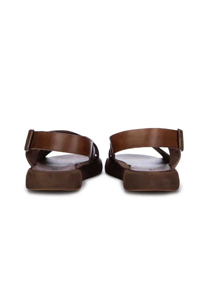 BRADOR | SANDALI OSCAR MAT. T/CAPO MARRONE MOGANO Shopping Online