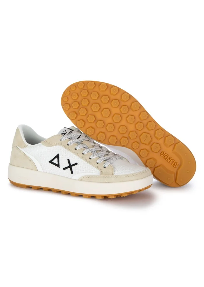SUN68 | SNEAKERS GENIUS BIANCO BEIGE Sottocosto