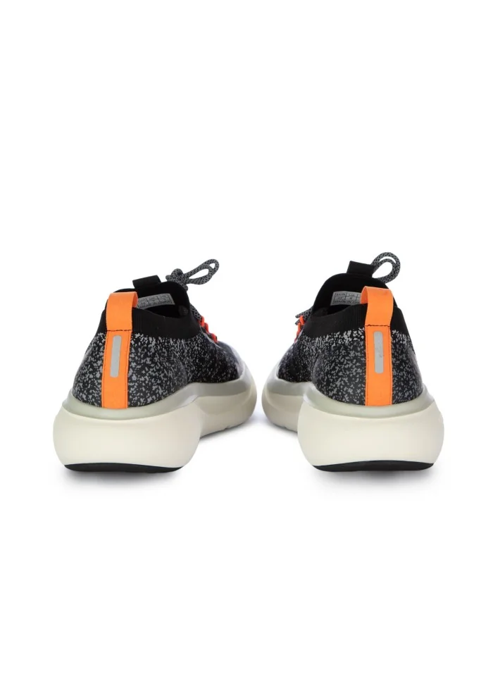 SUN68 | SNEAKERS JUPITER KNIT NERO ARANCIONE Presa