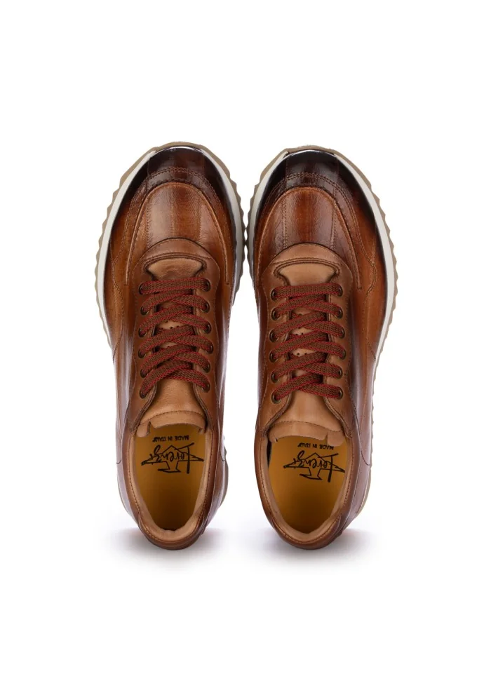 LORENZI | SCARPE ALLACCIATE ANGUILLA MARRONE Outlet