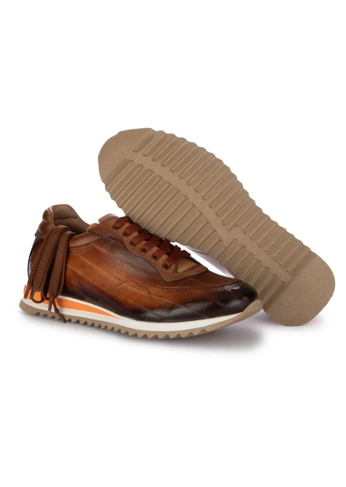 LORENZI | SCARPE ALLACCIATE ANGUILLA MARRONE Outlet