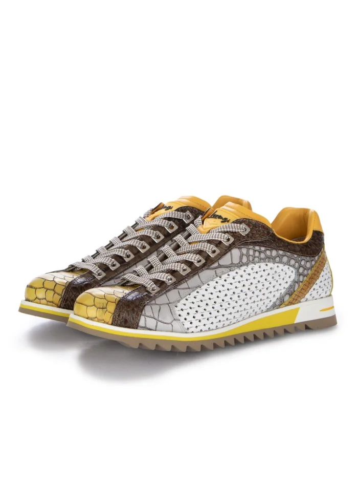 LORENZI | SCARPE ALLACCIATE FRESH GIALLO BIANCO In Vendita