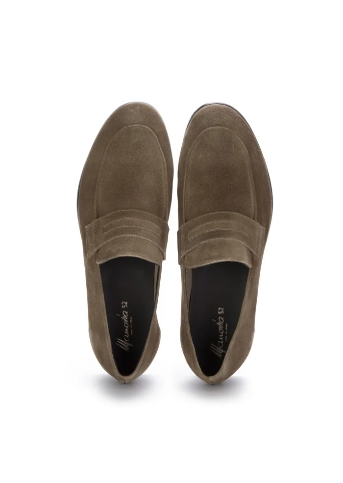 MANOVIA 52 | MOCASSINI CAMOSCIO HASH MARRONE Negozio