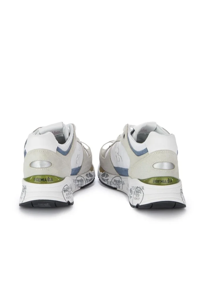 PREMIATA | SNEAKERS MASE BIANCO BEIGE AZZURRO Fornitura limitata