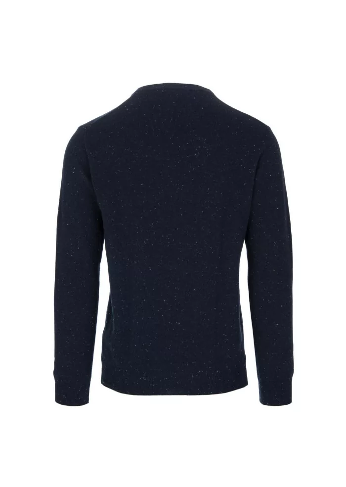 WOOL & CO | MAGLIONE GIROCOLLO PUNTINATO BLU Black Friday