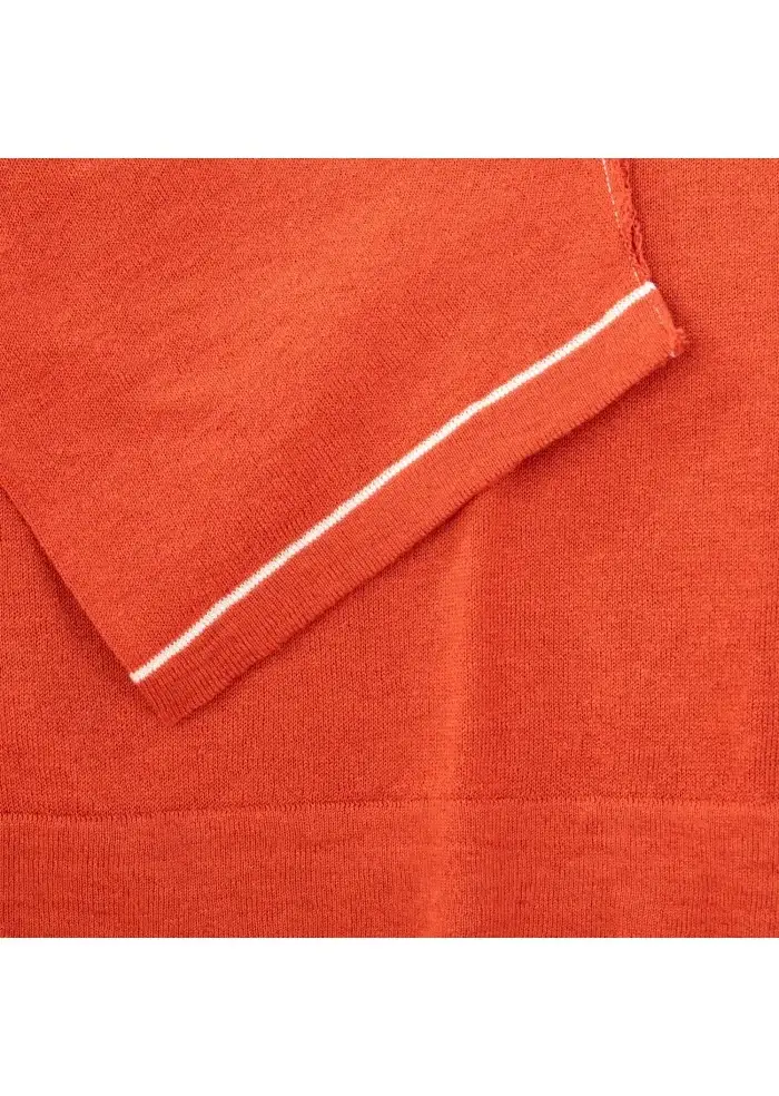 WOOL & CO | T-SHIRT GIROCOLLO ARANCIONE Offerta per la Festa della Mamma