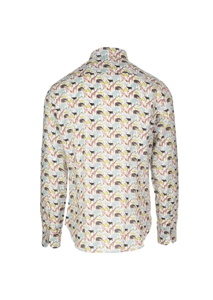 LIBERTY ROSE | CAMICIA BLAKE ANIMALI MULTICOLOR Smaltimento dello stoccaggio