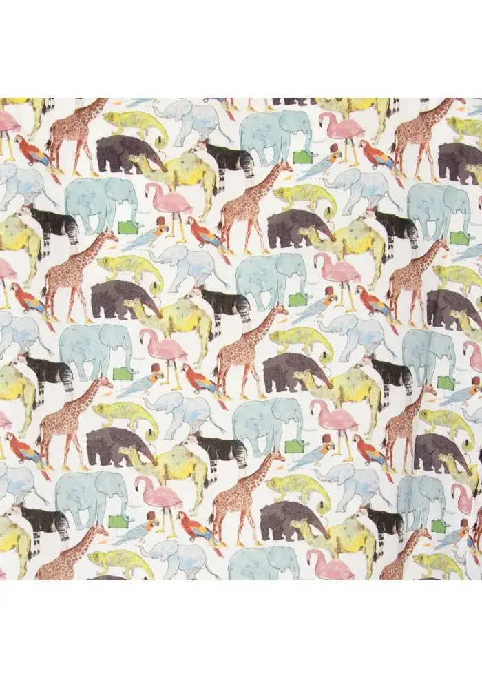 LIBERTY ROSE | CAMICIA BLAKE ANIMALI MULTICOLOR Smaltimento dello stoccaggio
