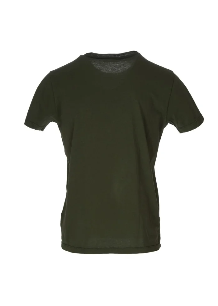 DANIELE FIESOLI | T-SHIRT PARICOLLO LOOSE VERDE MILITARE Lightning offer