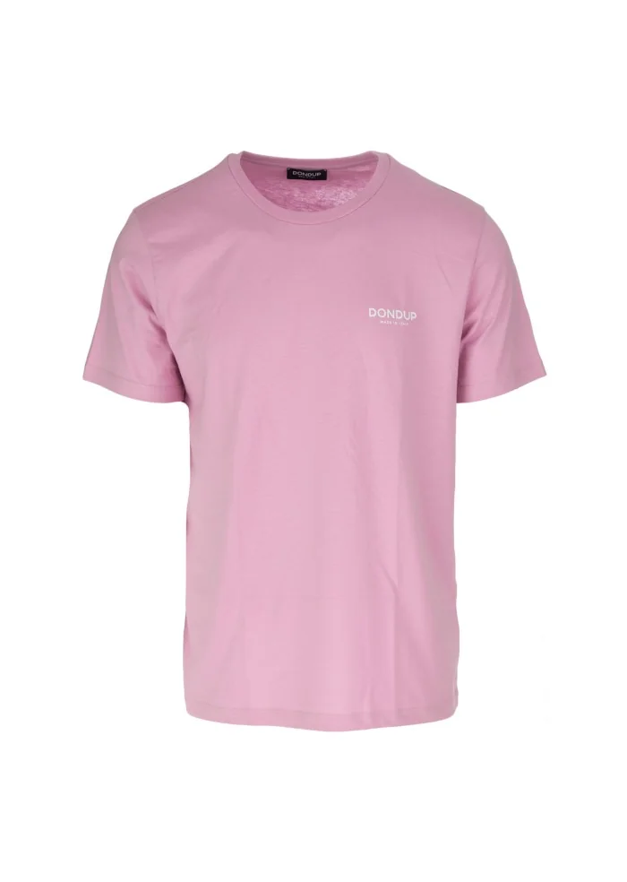 DONDUP | T-SHIRT LOGO CLASSICO ROSA Offerte speciali