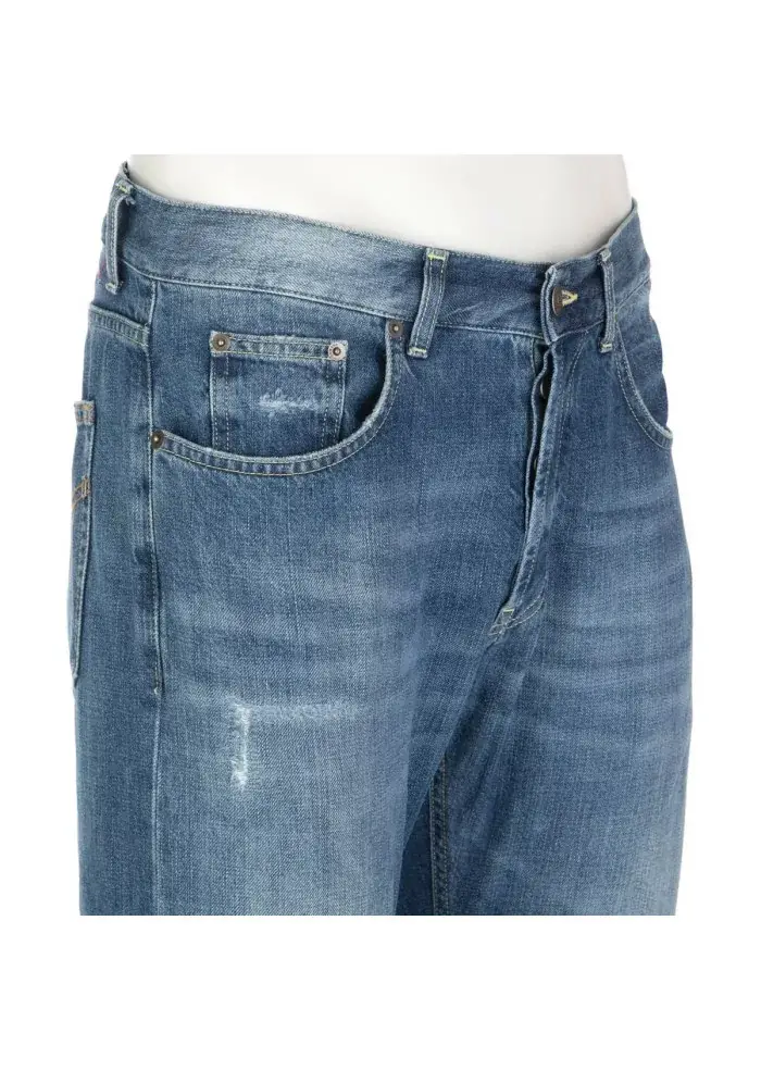 DONDUP | JEANS DIAN CARROT SLIM FIT BLU CHIARO Fino al 50% di sconto