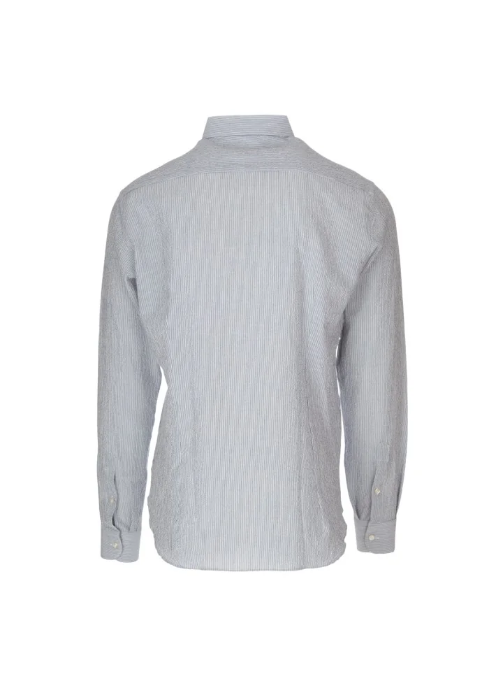 LIBERTY ROSE | CAMICIA BLAKE BIANCO BLU Sostegno trimestrale