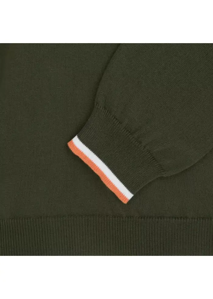 WOOL & CO | MAGLIONCINO COTONE VERDE 50% di sconto con spedizione gratuita