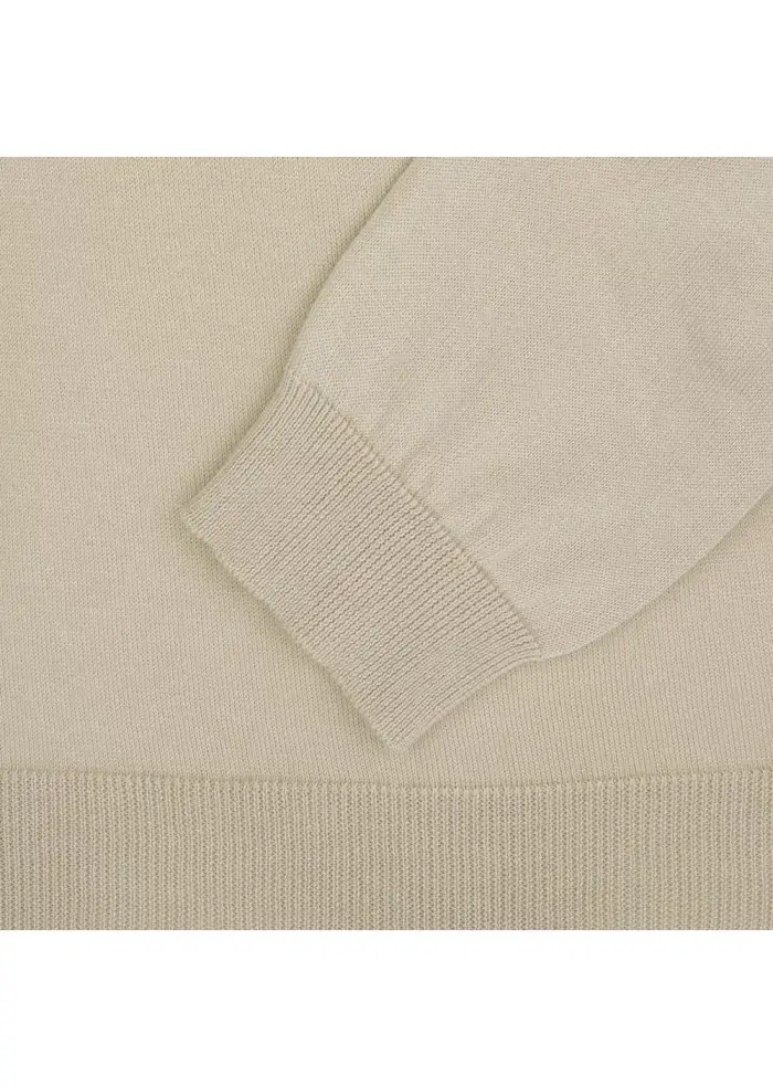 DANIELE FIESOLI | MAGLIONCINO COTONE BEIGE Limitato a 3 giorni