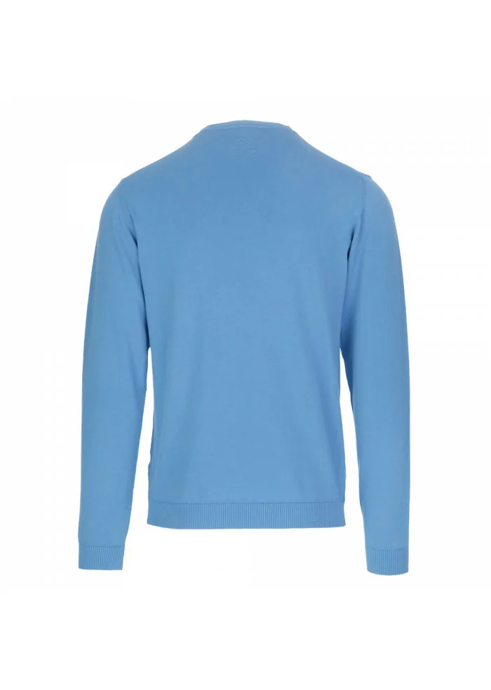 WOOL & CO | MAGLIONCINO COTONE CELESTE Esporta salva