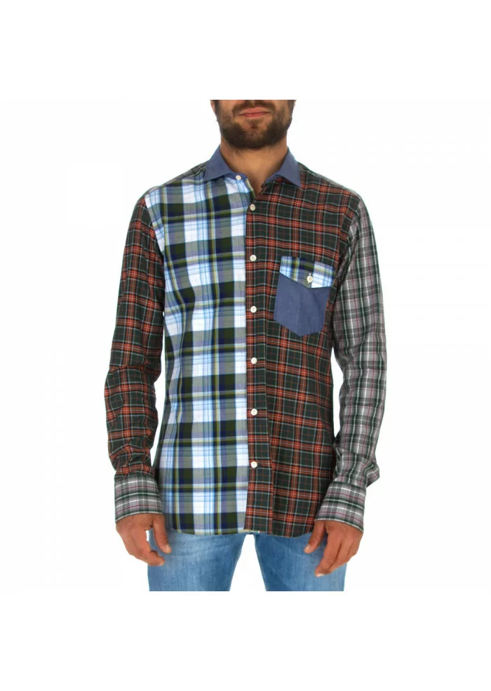 TINTORIA MATTEI 954 | CAMICIA MULTICOLORE Sconti questo mese