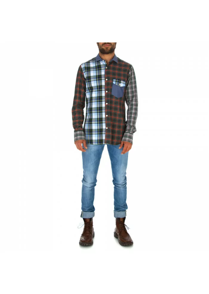 TINTORIA MATTEI 954 | CAMICIA MULTICOLORE Sconti questo mese