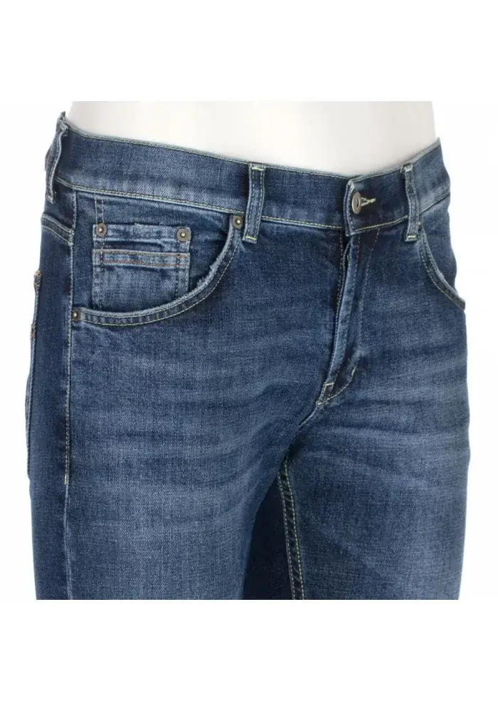 DONDUP | JEANS RITCHIE BQ9 BLU Nuovo