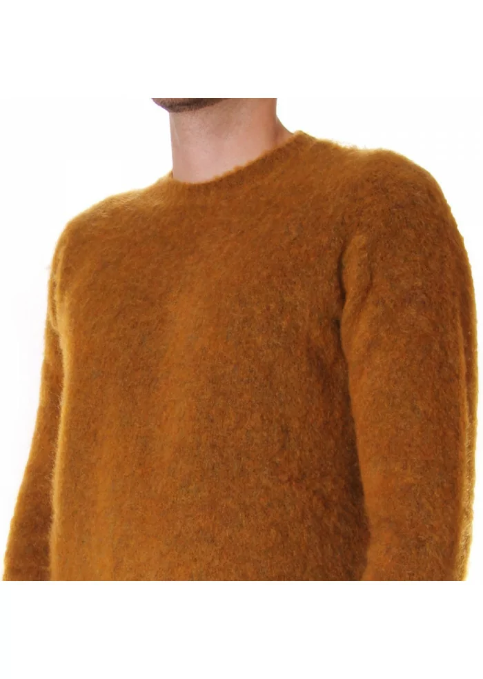 WOOL & CO | MAGLIONE GIROCOLLO GIALLO Negozi Online