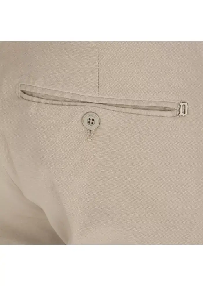 DONDUP | PANTALONI CHINO GAUBERT SLIM BEIGE Sottocosto