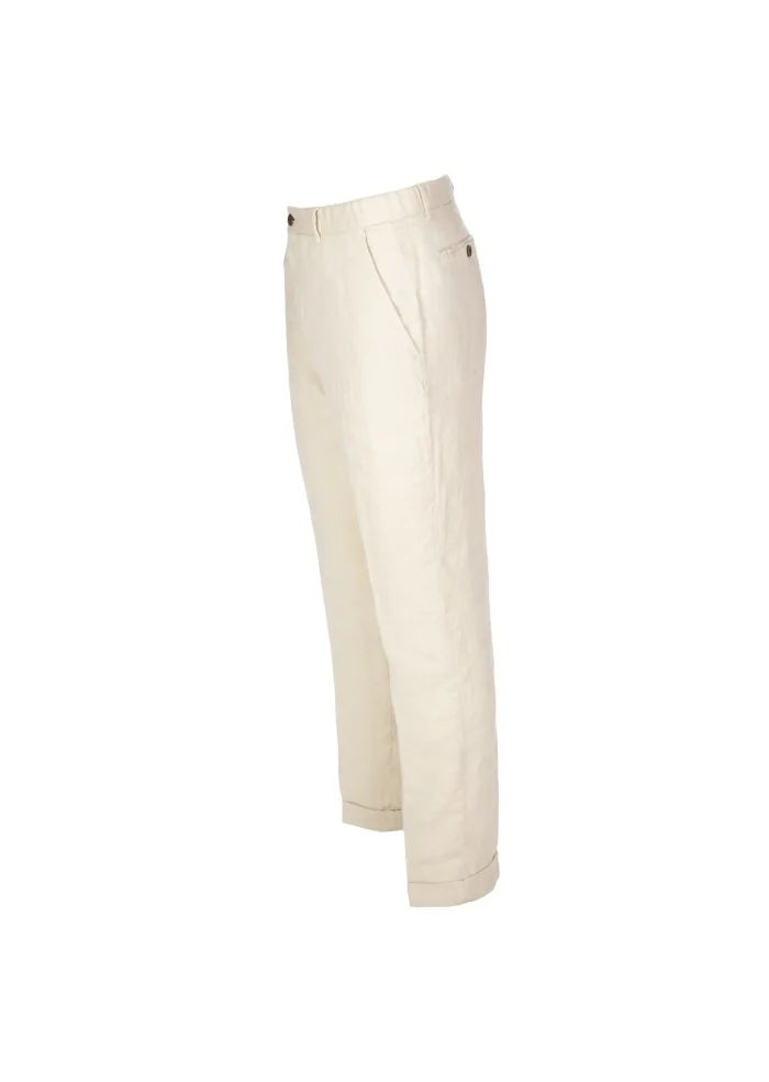 BRIGLIA | PANTALONI LINO BEIGE Saldi