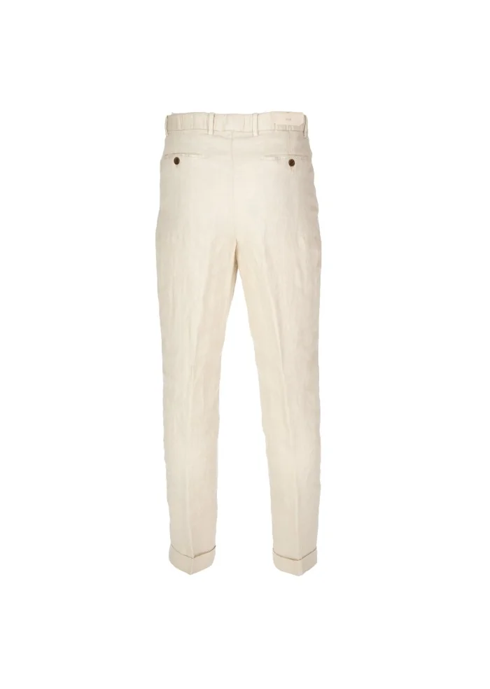 BRIGLIA | PANTALONI LINO BEIGE Saldi