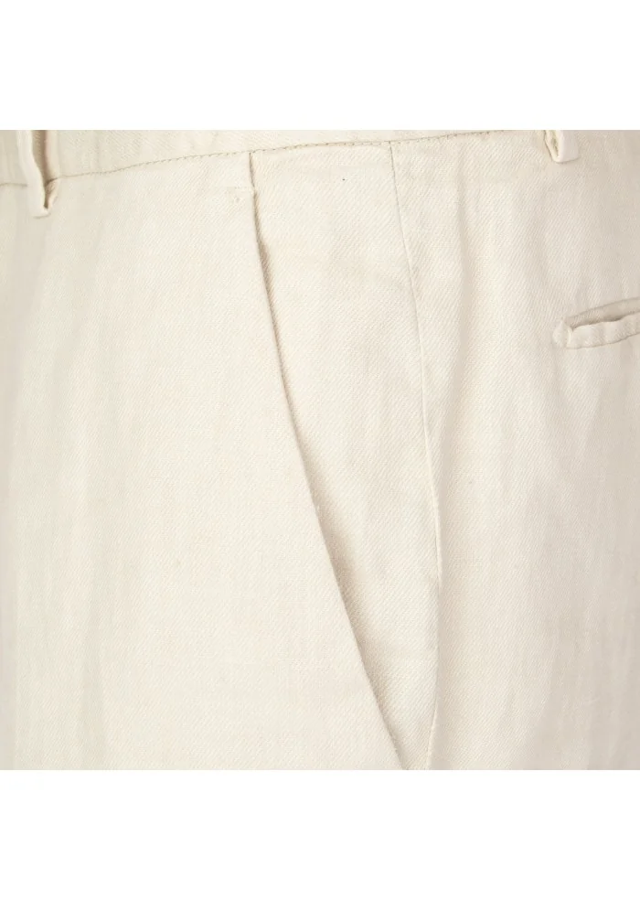 BRIGLIA | PANTALONI LINO BEIGE Saldi