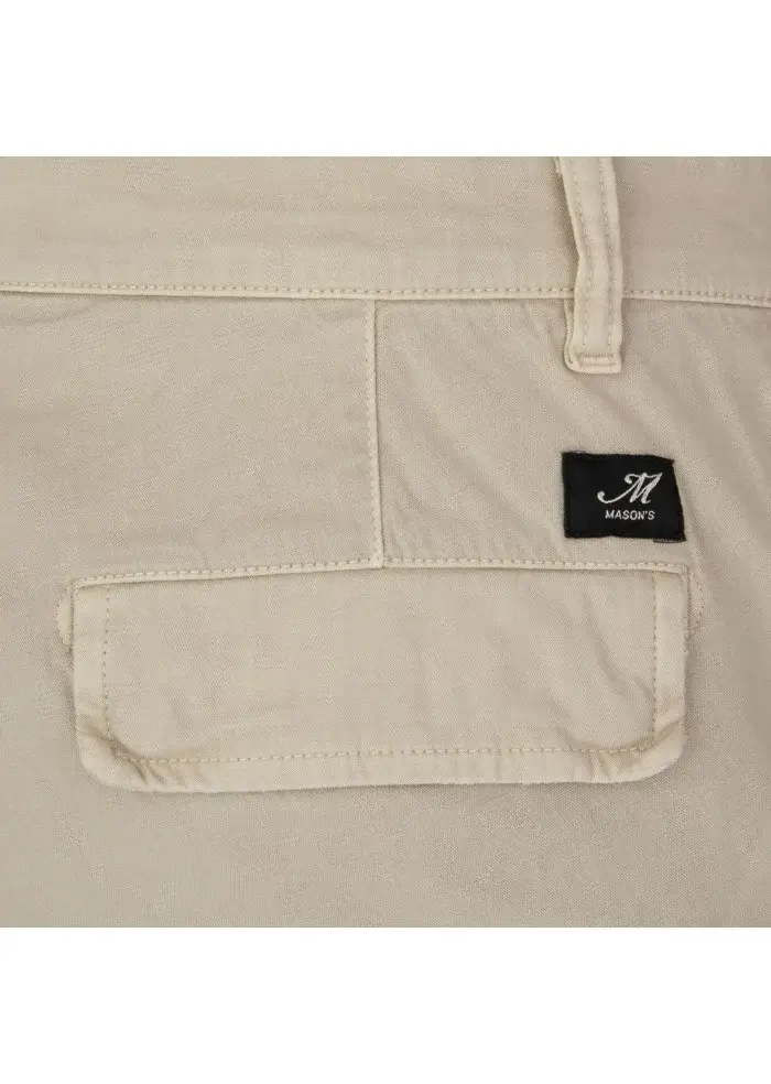 MASON'S | BERMUDA CARGO CHILE1 BEIGE Moda
