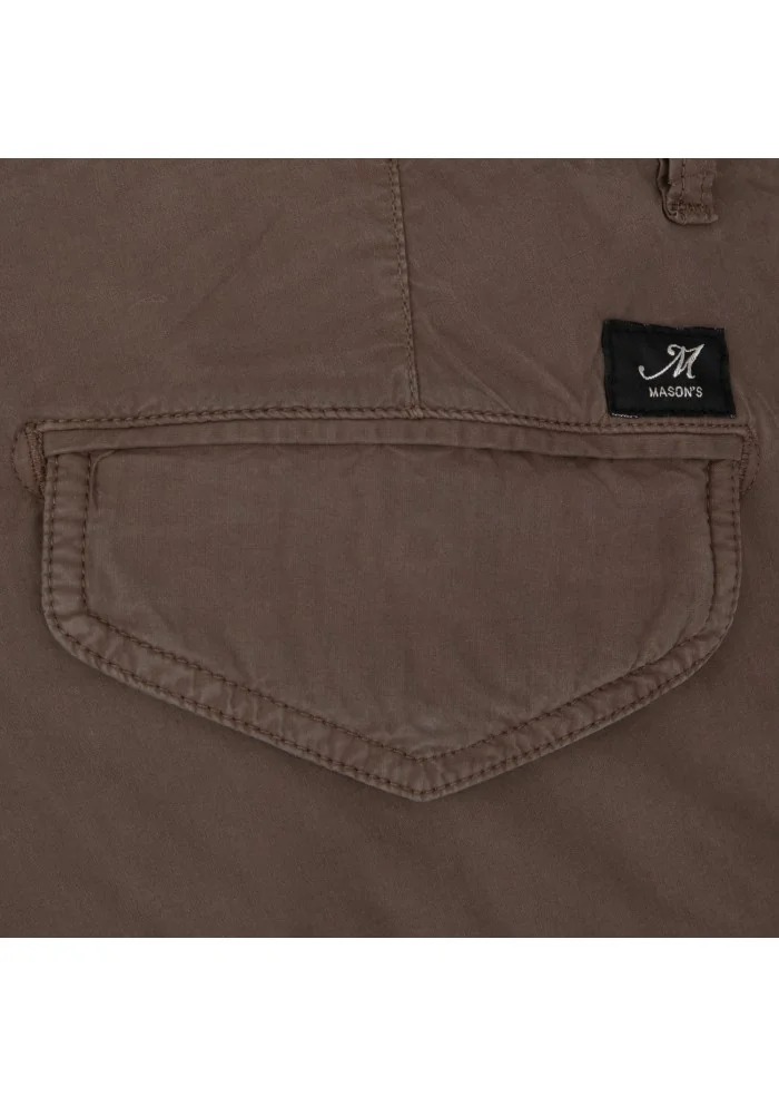 MASON'S | BERMUDA CARGO HONOLULU MARRONE Spedizione gratuita