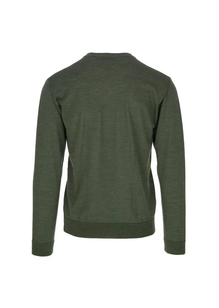 WOOL & CO | MAGLIONE SCOLLO V VERDE Comprare a buon mercato