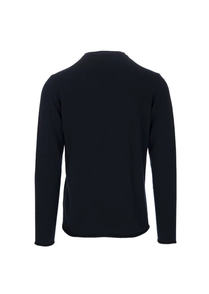 WOOL & CO | MAGLIONE TAGLIO VIVO BLU SCURO Flash Sale