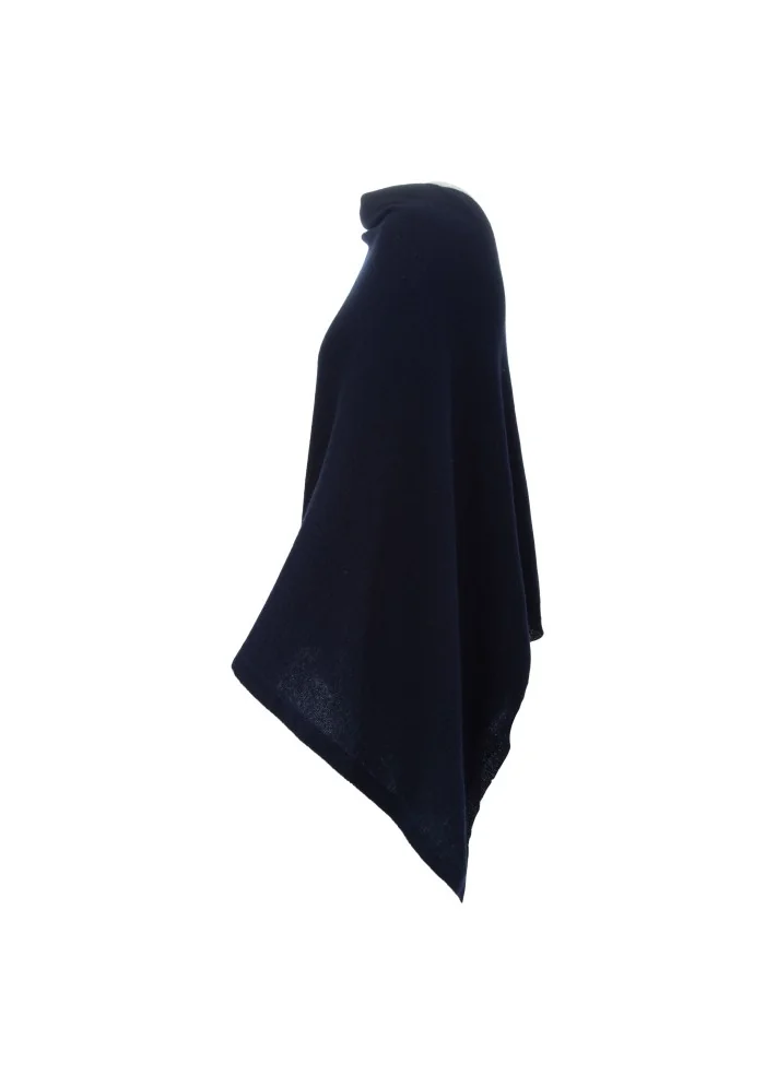CASHMERE ISLAND | PONCHO SORRENTO BLU Smaltimento dello stoccaggio