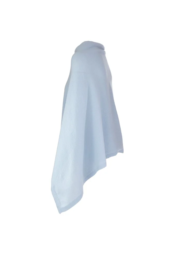 CASHMERE ISLAND | PONCHO SORRENTO AZZURRO CIELO Vendita calda
