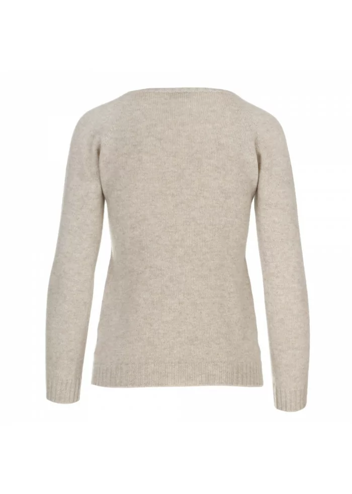 RIVIERA CASHMERE | MAGLIONE BARCHETTA BEIGE Online Outlet