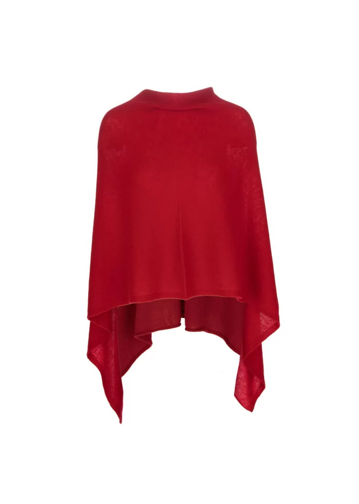 RIVIERA CASHMERE | MANTELLINA RASATA ROSSA Lightning offer