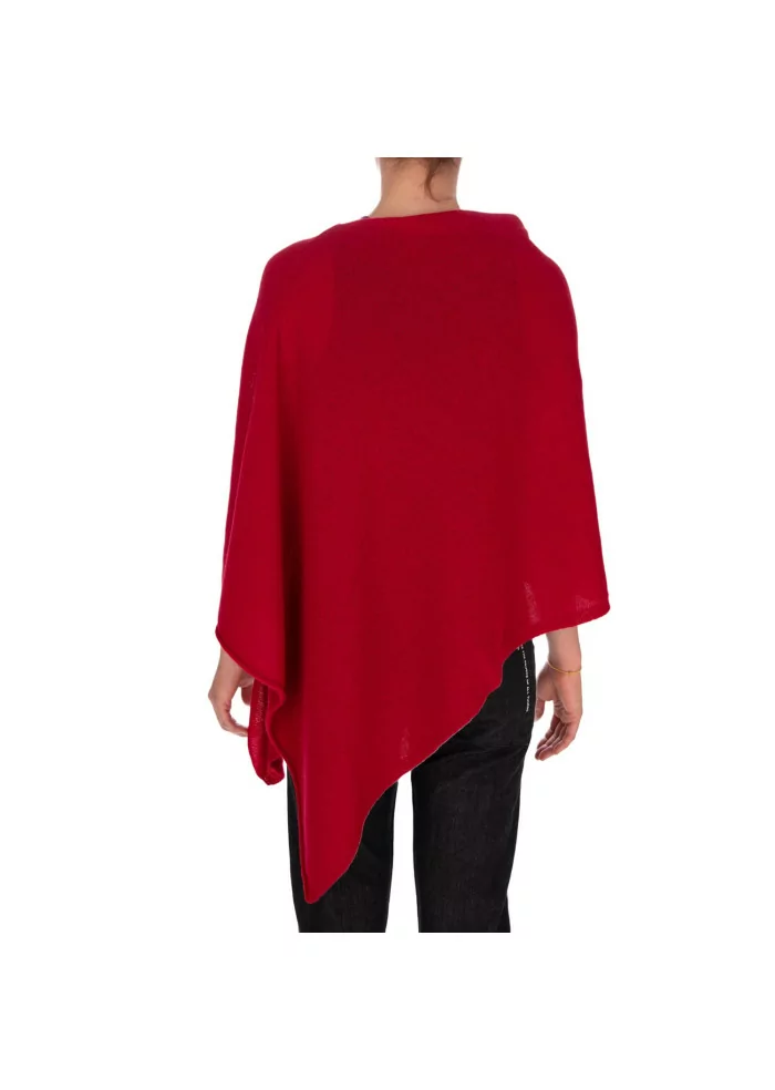 RIVIERA CASHMERE | MANTELLINA RASATA ROSSA Lightning offer